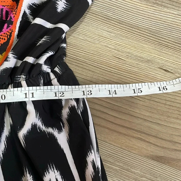 Trina Turk X INC International Concepts Tribal Print strapless Jumpsuit Size S - Picture 8 of 12